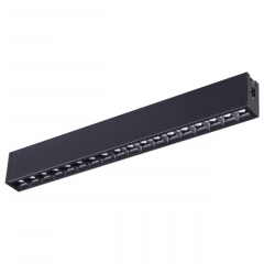 358098 OVER NT19 142 черный Светильник Троффер IP20 LED 4000K 18W 24V RATIO