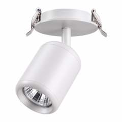 370452 SPOT NT19 316 белый Встраиваемый светильник IP20 GU10 50W 220V PIPE