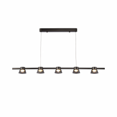 4247-5P, подвесная люстра, L1180xW100xH215/1500, LEDx30W, 600LM, 4000K, included