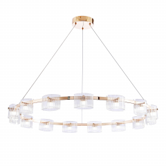 4248-15P, подвесная люстра, D1020xH225/1500, LEDx70W, 1800LM, 4000K, included