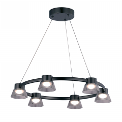 4247-6P, подвесная люстра, D600xH215/1500, LEDx30W, 720LM, 4000K, included