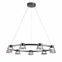 4247-9P, подвесная люстра, D800xH215/1500, LEDx50W, 1080LM, 4000K, included