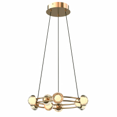 4382-9P, подвесная люстра, D400xH1880, LEDx30W, 2100LM, 4000K, included