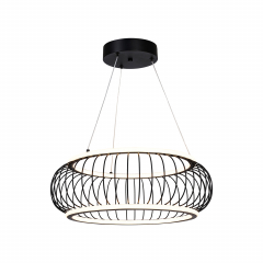 4435-2P, подвесная люстра, D500xH210/1200, LEDx80W, 4300LM, 3000-6000K, included, remote control
