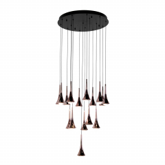 4292-16P, подвесная люстра, D600xH270/1770, LEDx16W, 6400LM, 4000K, included