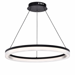 4399-6P, подвесная люстра, D600xH100/1500, LEDx30W, 2625LM, 4000K, IP20, included