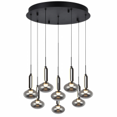 4284-8P, подвесная люстра, D520xH2000, LEDx72W, 3600LM, 4000K, included
