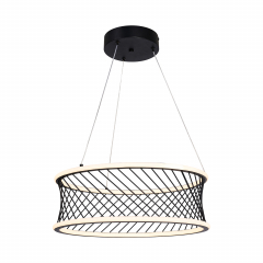 4436-2P, подвесная люстра, D460xH210/1200, LEDx80W, 4300LM, 3000-6000K, included, remote control