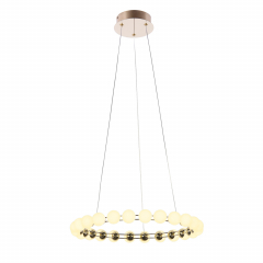 4590-5P, подвесная люстра, D480xH1585, LEDx27W, 2150LM, 4000K, included, dimmer