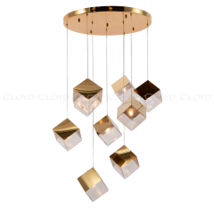  Люстра Cloyd CUBIT C9 / золото (арт.11050) 