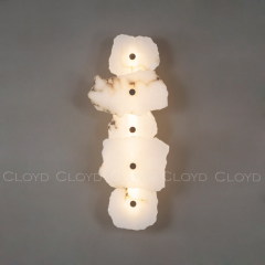  Бра Cloyd KNOSS W1 / выс. 51 см - алебастр - латунь (арт.20270) 