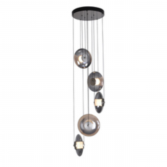 4373-5P, подвесная люстра, D400xH2190, LEDx36W, 2520LM, 4000K, included