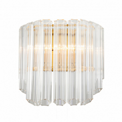 Бра KG0769W-2C brass Vittoria 2C brass/clear 2*E14