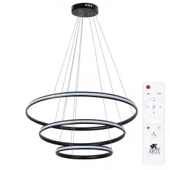Люстра A2198SP-3BK LED 145W ПДУ