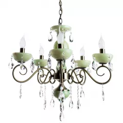Подвесная люстра Arte Lamp ONYX GREEN A9592LM-5AB