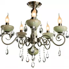 Потолочная люстра Arte Lamp ONYX GREEN A9592PL-5AB