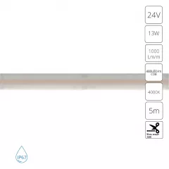 Светодиодная лента 24V 13W/m 4000К 5м IP67 Arte Lamp AQUA LANE A2448010-02-4K