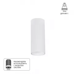 Точечный накладной светильник Arte Lamp NET MINI A6450PL-1WH