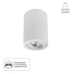 Точечный накладной светильник Arte Lamp SENTRY A1566PL-1WH