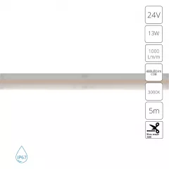 Светодиодная лента 24V 13W/m 3000К 5м IP67 Arte Lamp AQUA LANE A2448010-01-3K