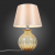 SL968.904.01 Настольная лампа ST-Luce Хром, Янтарный/Бежевый E27 1*60W (из 2-х коробок)