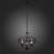 SL231.403.03 Люстра подвесная ST-Luce Черный/Черный E14 3*40W SL231.403.03 Люстра подвесная ST-Luce Черный/Черный E14 3*40W