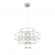 SL798.103.64 Люстра подвесная ST-Luce Хром/Хром LED 64*0,2W