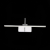 SL444.011.01 Подсветка для картин ST-Luce Хром/Хром LED 1*8W