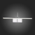 SL444.011.01 Подсветка для картин ST-Luce Хром/Хром LED 1*8W