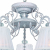 2150-5PC, люстра подвесная, D600xH340/1040, 5xE14x40W, excluded, изображение 2