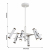 2325-12P, подвесная люстра, D820xH860, 12xLEDx3W, 2880LM, 4000K, included, изображение 3
