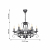 2162-6P, люстра подвесная, D650xH460/1160, 6xE14x40W, excluded, изображение 4