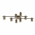 2827-8P, потолочная люстра, L890xW590xH120, 8xGU10x35W, included, изображение 2
