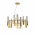 2755-13P, подвесная люстра, D720xH380/1000, 13xGU10LEDx5W, 5200LM, 3000K, included