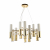 2755-13P, подвесная люстра, D720xH380/1000, 13xGU10LEDx5W, 5200LM, 3000K, included, изображение 2