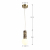 2750-1P, подвес, D100xH240/1765, 1xG9LEDx5W, 400LM, 3000K, included, изображение 3