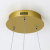 2937-4P, подвесная люстра, D400xH1200, LEDx22W, 990LM, 4000K, included, изображение 3