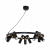 2997-9P, подвесная люстра, D850xH290/1220, 18xGU10LEDx5W, excluded, изображение 2