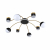 3096-8P, потолочная люстра, D920xH270, LEDx4W + 4xLEDx7W + 4xLEDx5W + 4xLEDx3W, 3394LM, 4000K, included, изображение 2