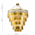 3017-25P, подвесная люстра, D1000xH1065/2040, 25xE14x40W, excluded, изображение 4