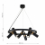 2997-6P, подвесная люстра, D650xH290/1220, 12xGU10LEDx5W, excluded, изображение 3