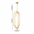 4008-4P, подвес, D300xH1000/2000, 2xLEDx7.2W + 2xLEDx6.5W, 2635LM, 4000K, included, изображение 3