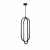 4009-4P, подвес, D300xH1000/2000, 2xLEDx7.2W + 2xLEDx6.5W, 2635LM, 4000K, included, изображение 2
