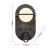 4067-2W, настенный светильник, D150xW150xH270, 1xLEDx3W + 1xLEDx5W, 640LM, 4000K, included, switch, USB, изображение 3
