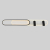 4076-2C, потолочный светильник, L1000xW120xH160, LEDx50W, 2200-4200LM, 3000-6000K, included, remote control, изображение 3