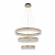 4186-3P, подвесная люстра, D800xH130/1400, LEDx45W + LEDx67W + LEDx91W, 10658LM, 3000-6000K, included, remote control, изображение 2
