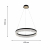 4187-1P, подвесная люстра, D600xH130/1000, LEDx68W, 3060LM, 3000-6000K, included, remote control, изображение 3