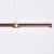 4111-1P, подвесная люстра, L1200xW35xH100/1200, LEDx35W, 2300LM, 4000K, included, изображение 3