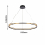 4131-1P, подвесная люстра, D800xH250/1080, LEDx59W, 5400LM, 4000K, included, изображение 3