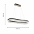 4187-1U, люстра, L1000xW300xH130/1000, LEDx84W, 3780LM, 3000-6000K, included, remote control, изображение 3